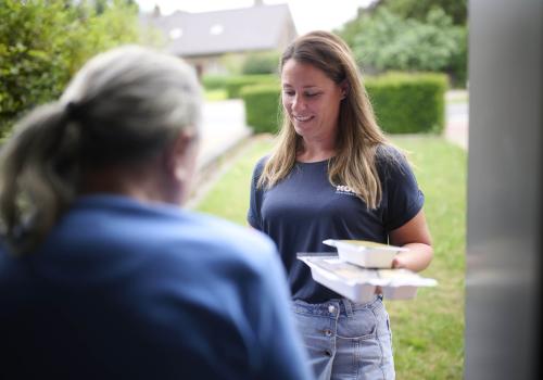 warme maaltijd aan huis gebracht 